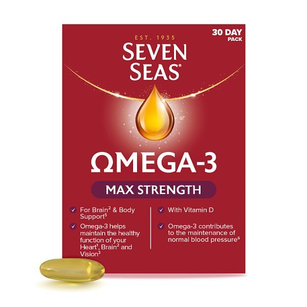 Seven Seas Omega-3 Max Strength with Vitamin D