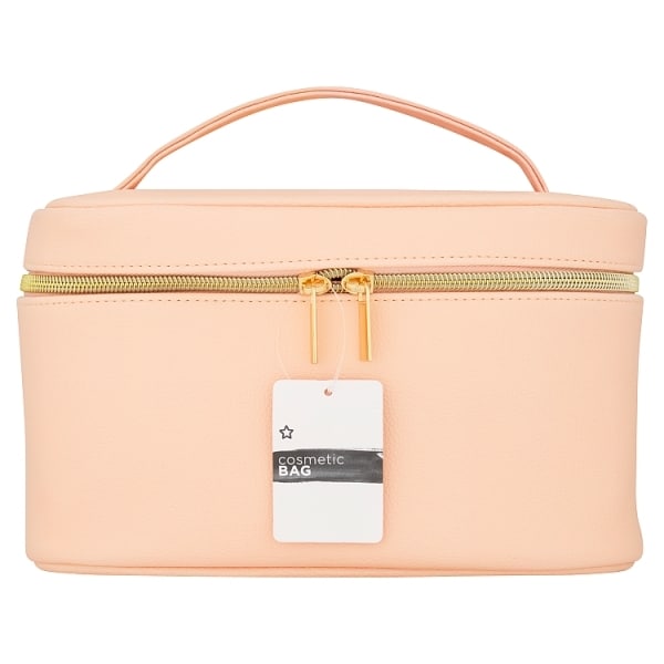 Superdrug Peach Vanity Cosmetic Bag