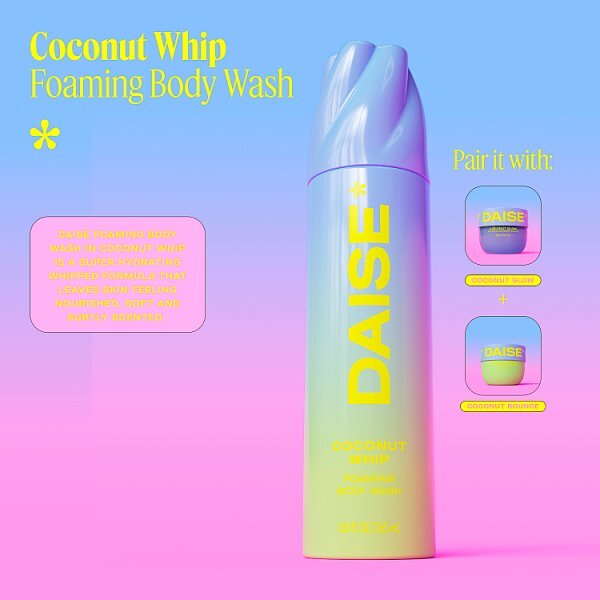 Daise Foaming Body Wash Coconut 265 Ml