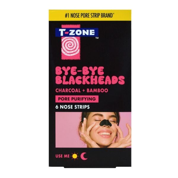 T-Zone Charcoal & Bamboo Nose Pore Strips 6s