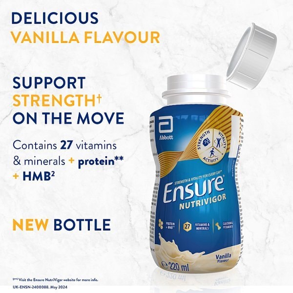 Ensure NutriVigor Ready To Drink Vanilla Flavour 220ml