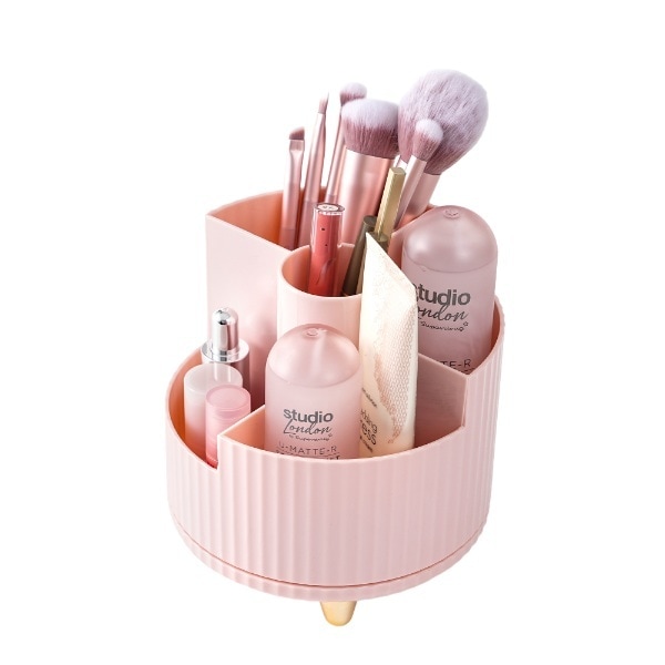 Superdrug Spinning Cosmetic Storage Pink