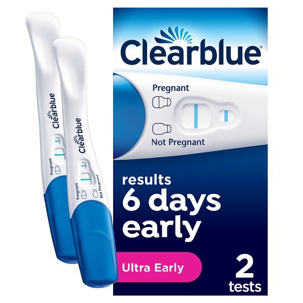 Clearblue Visual Ultra Early Pregnancy Test - 2 Tests
