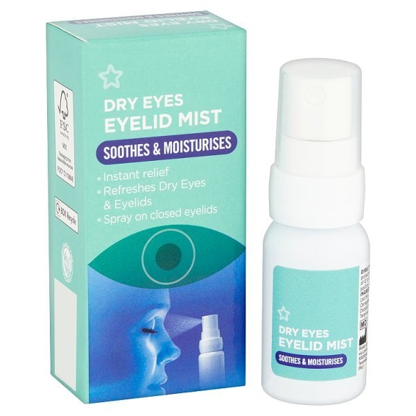 Superdrug Dry Eyes Eyelid Mist