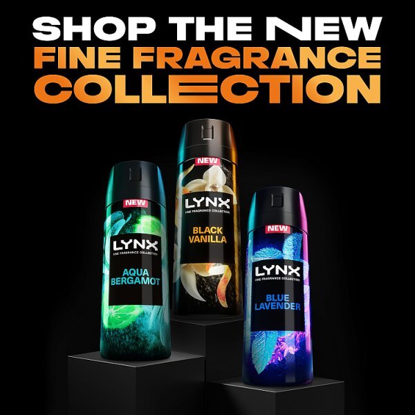 Lynx Fine Fragrance Collection Black Vanilla Premium Body Spray 150 ml