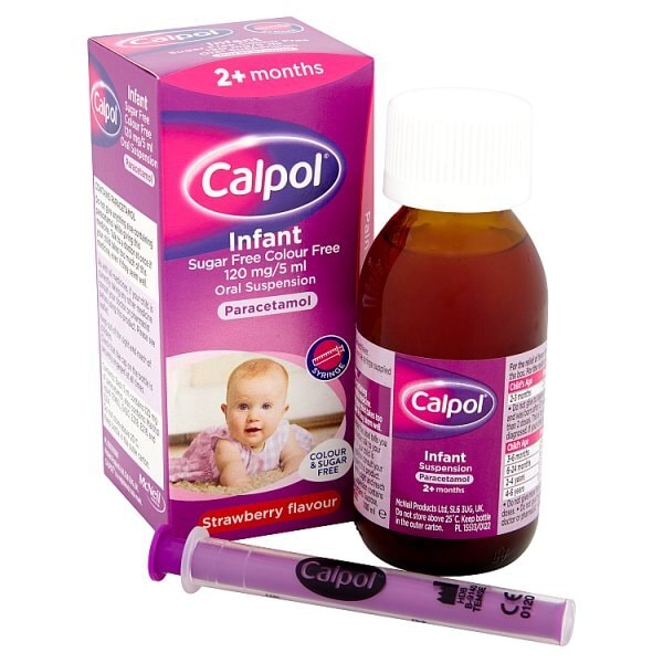 Calpol Infant 2+ Months Sugar & Colour Free Suspension 100ml