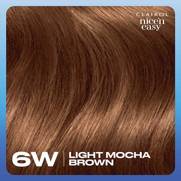 Clairol Nice'n Easy Hair Dye 6W Light Mocha Brown