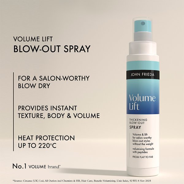 John Frieda Volume Lift Thickening Blow Out Spray 100Ml