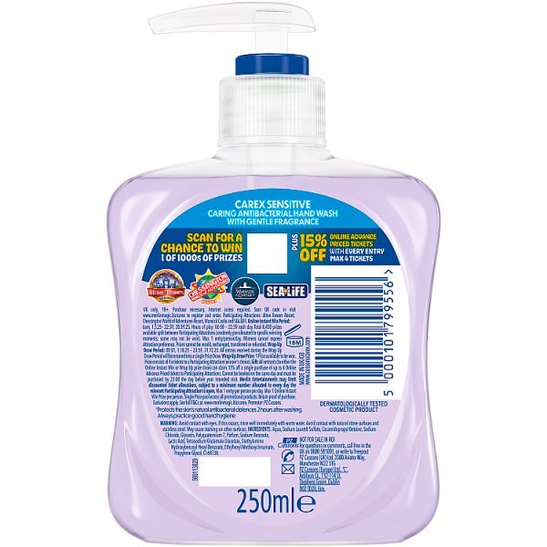 Carex Complete Sensitive Hand Wash 250ml