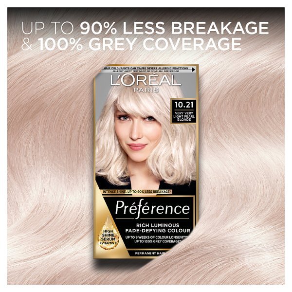 Preference 10.21 Stockholm Very Light Pearl Blonde Hair Dye