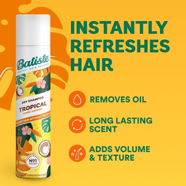 Batiste Dry Shampoo Tropical 200ml