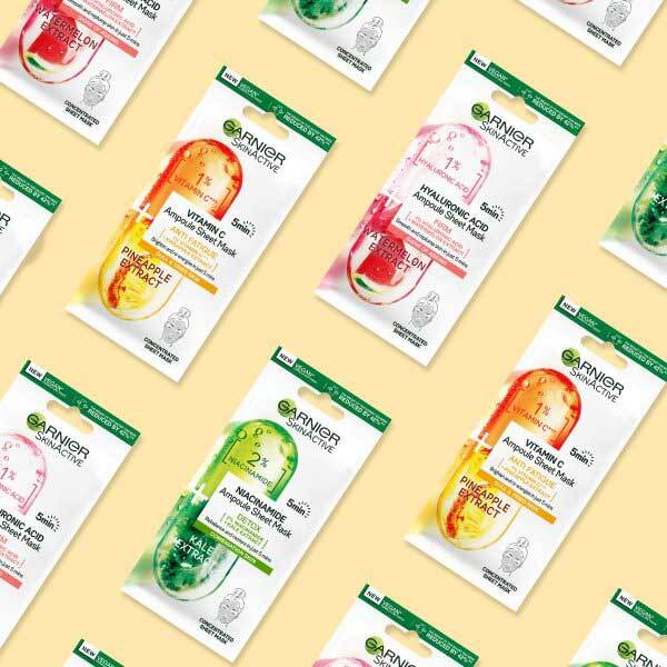 Garnier Anti Fatigue Ampoule Sheet Mask Pineapple Vitamin C