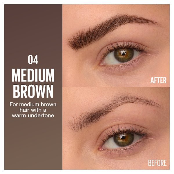 Maybelline Brow Inserts Pencil Brow Multipling Tool, Medium Brown