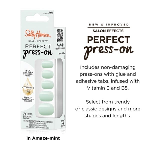 Sally Hansen Salon Effects Perfect Press-On Nails - Amaze-Mint