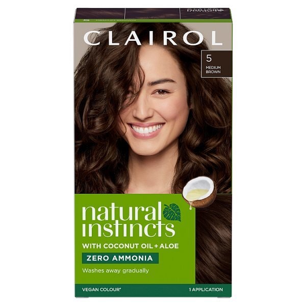 Clairol Natural Instincts Semi-Permanent Hair Dye 5 Medium Brown