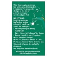 Ultra Chloraseptic Anaesthetic Throat Spray Original