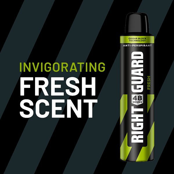 Right Guard Men 48h Anti-Perspirant Deodorant, Fresh 250ml