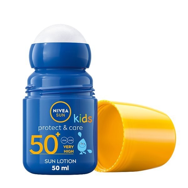 Nivea Sun Kids Protect & Care Sun Cream Roll-On Spf50+ 50Ml