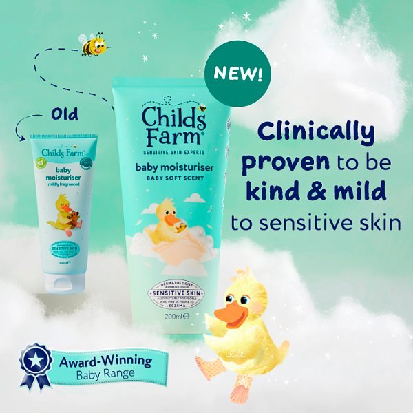 Childs Farm Baby Moisturiser, Baby Soft Scent 200Ml