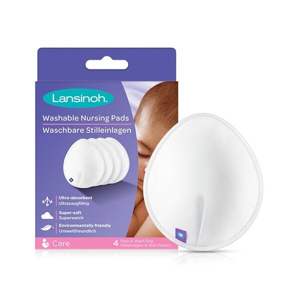 Lansinoh Washable Nursing Pads x 4