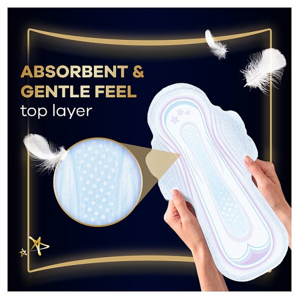 Always Ultra Sanitary Towels Secure Night Wings Size 4 16CT