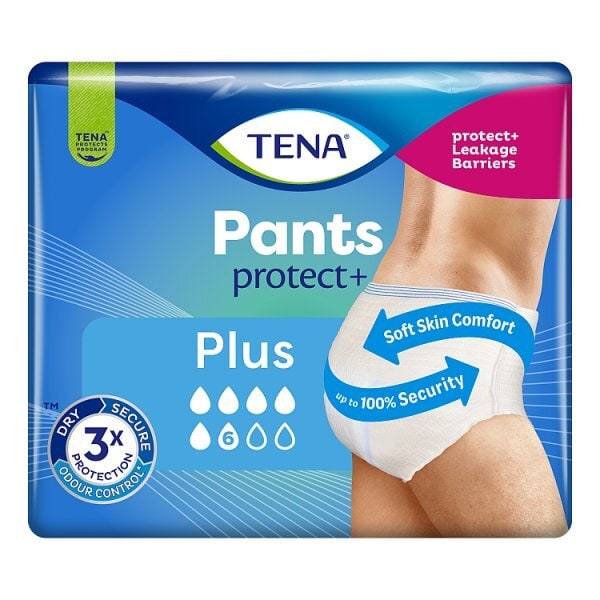 Tena Incontinence Pants Plus Size Extra Large 12 Pack