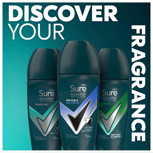 Sure Men Nonstop Invisible Ice Fresh Anti-Perspirant Roll On 50 ml