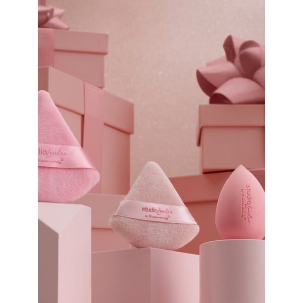 Studio London Powder Puff and Makeup Sponge Set