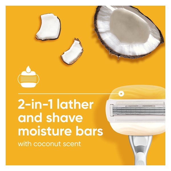 Venus Comfortglide Coconut With Olay Blades 6 Pack