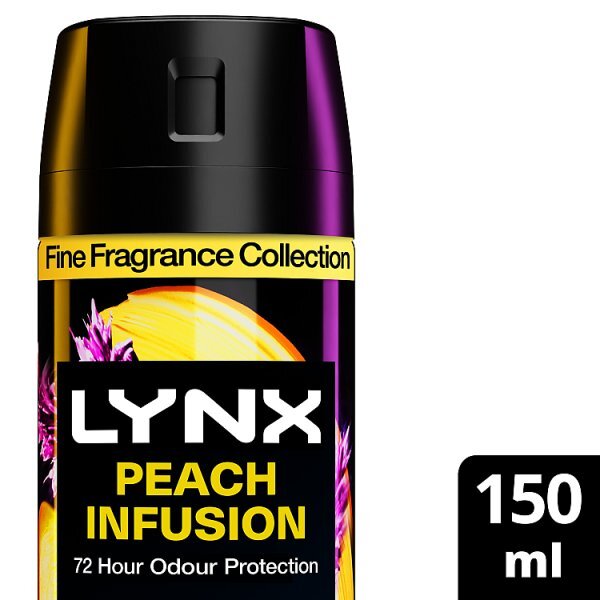 Lynx Fine Fragrance Collection Peach Infusion Premium Body Spray 150ml