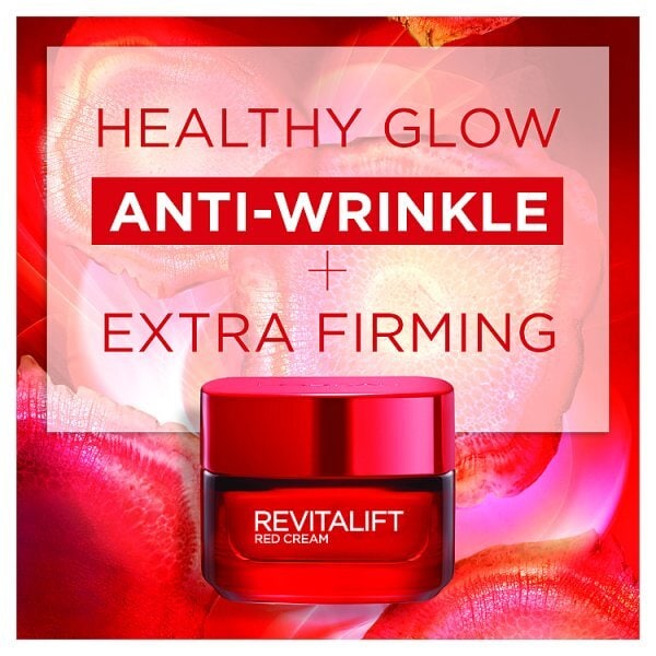 L'Oreal Paris Revitalift Red Healthy-Glow Day Cream with Pigment - Pro-Retinol & Red Ginseng, 50ml