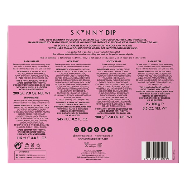 Skinny Dip Baking Hot Pampering Gift Set