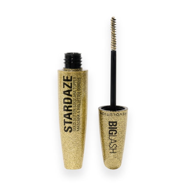 Revolution Big Lash Stardaze Hair & Brow Glitter Mascara Stardust Gold