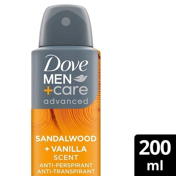 Dove Men+Care Sandalwood + Vanilla Anti-Perspirant Aerosol 200ml