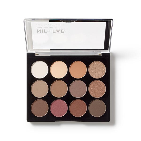 NIP+FAB Make Up Eyeshadow Palette 12g Sculpted 1