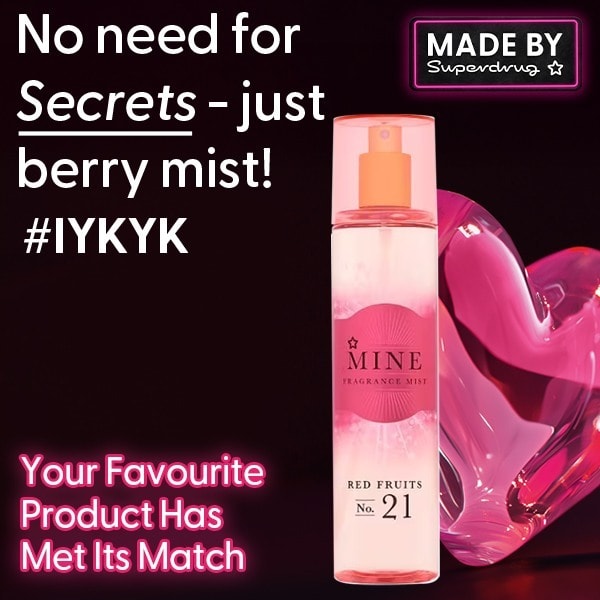 Superdrug Mine Fragrance Mist Red Fruits No.21
