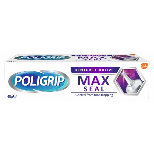 DNR Poligrip Max Seal Denture Fixative Cream 40g