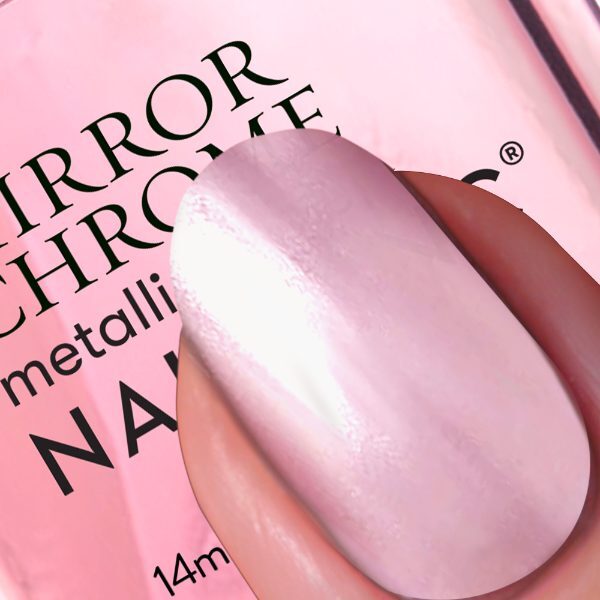 Nails.Inc Mirror Chrome Pink