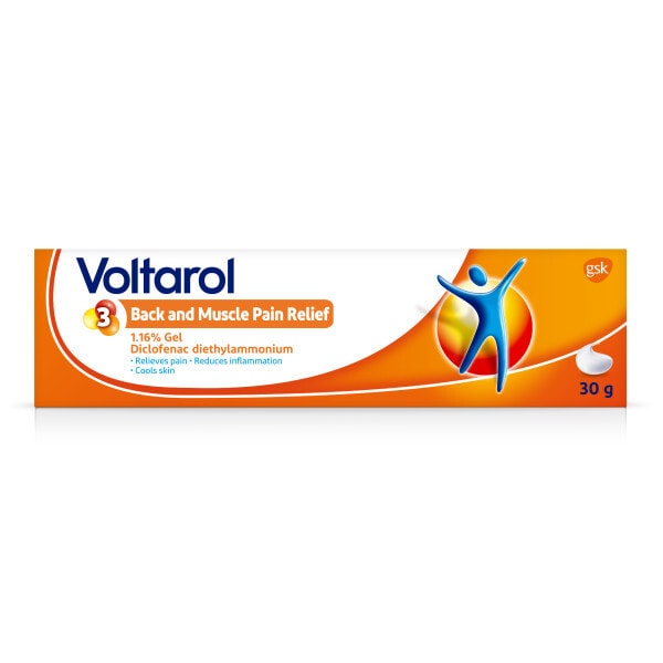 Voltarol Back & Muscle Pain Relief 1.16% Gel 30g