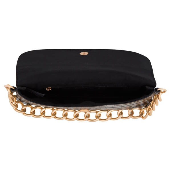 Studio Chunky Chain Clutch With Detachable Strap