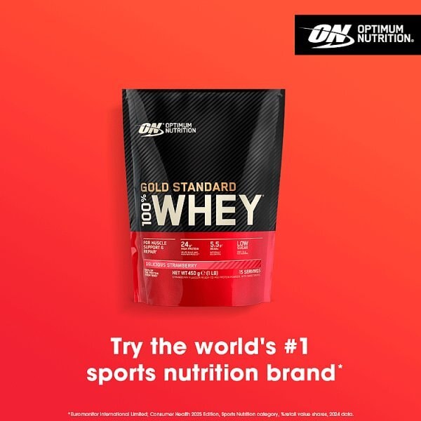 Optimum Nutrition Delicious Strawberry Whey Protein Powder