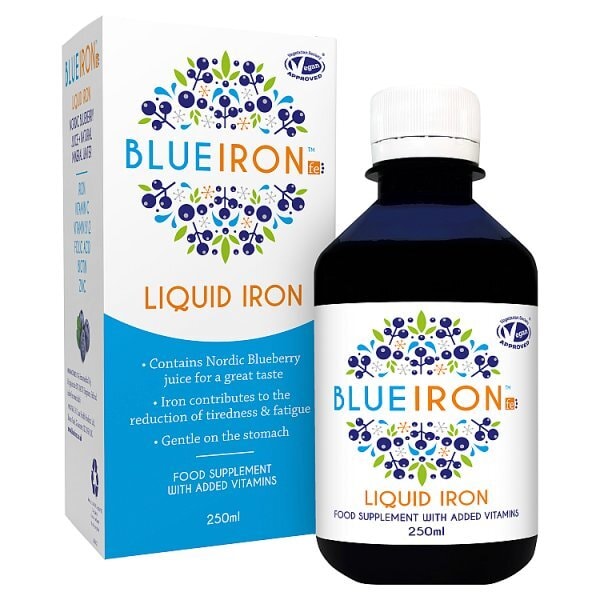 Blueiron Liquid Iron Supplement With Added Vitamins 250ml