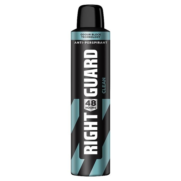 Right Guard Men 48h Anti-Perspirant Deodorant, Clean 250ml