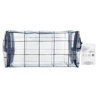 Superdrug Navy Cube Clear Cosmetic Bag