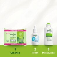 Simple Kind To Skin Cleansing Wipes Biodegradable 50 Pc