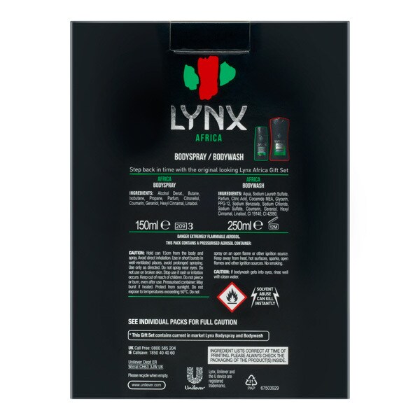 Lynx Africa Retro Duo Giftset