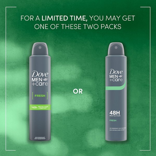 Dove Men+Care Antiperspirant Aerosol Deodorant Fresh 200ml
