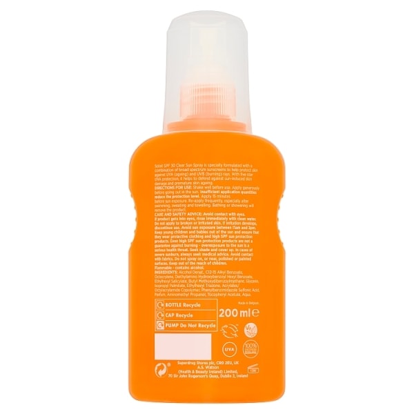 Solait Clear Spray SPF30 200 ml