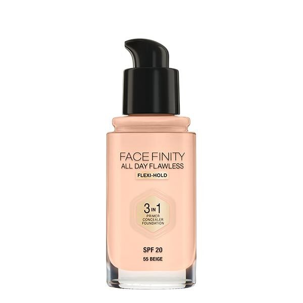 Max Factor Facefinity 3in1  Flawless Foundation 55 Beige