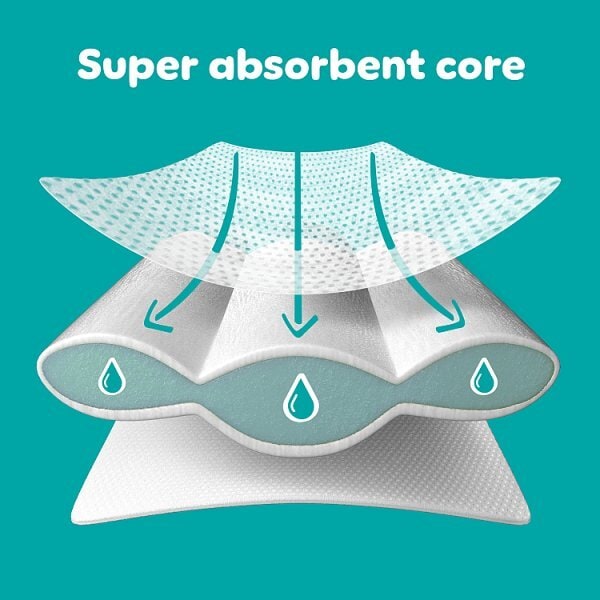 Pampers Baby-Dry Size 7, 17 Nappies, 15Kg+